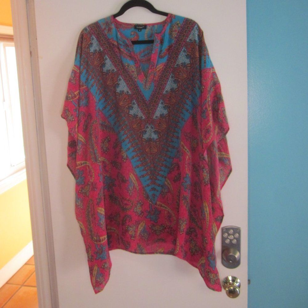 TOLANI Silk Kimono Size M - Picture 8 of 12